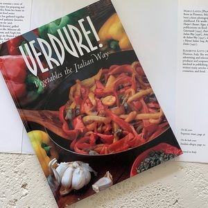 VERDURE Vegetables the Italian way cookbook.